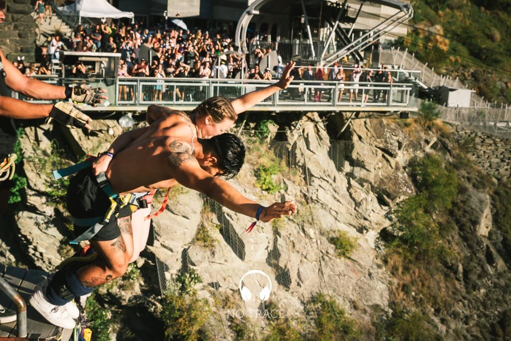 Bungy Jumping at an event is pretty epic