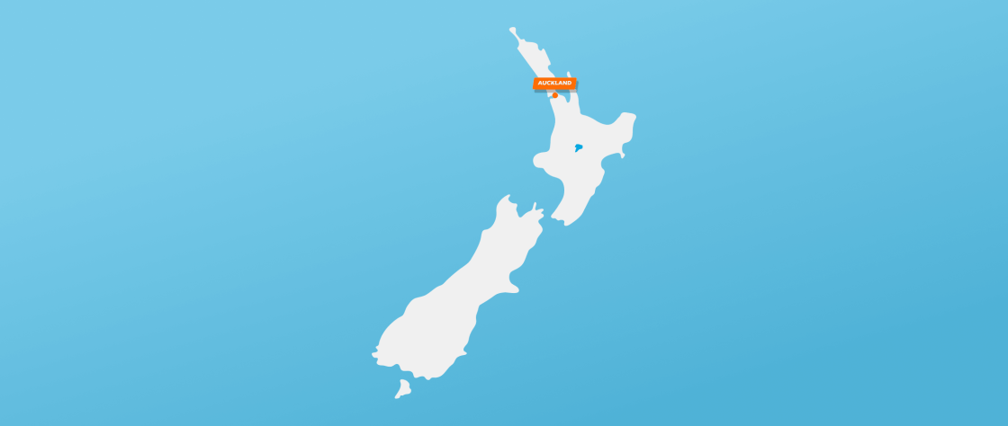 Auckland map