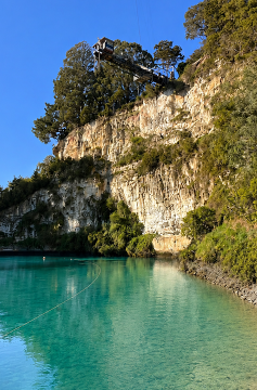Cliff-top platform