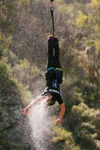 First-time jumper facing fear at Taupō bungy
