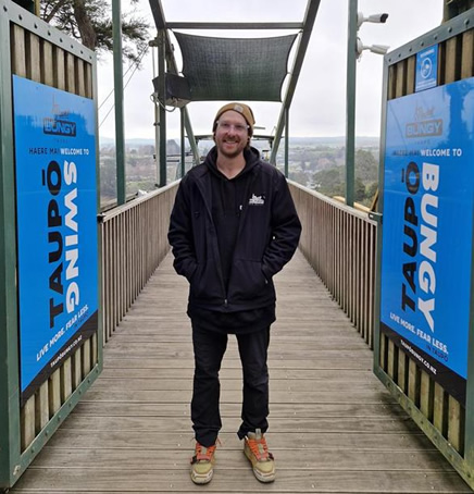 Jump Master Josh from AJ Hakett Taupo