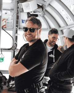 Overcoming fear on bungy platform