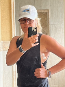 Rebecca recovering after chemotherapy