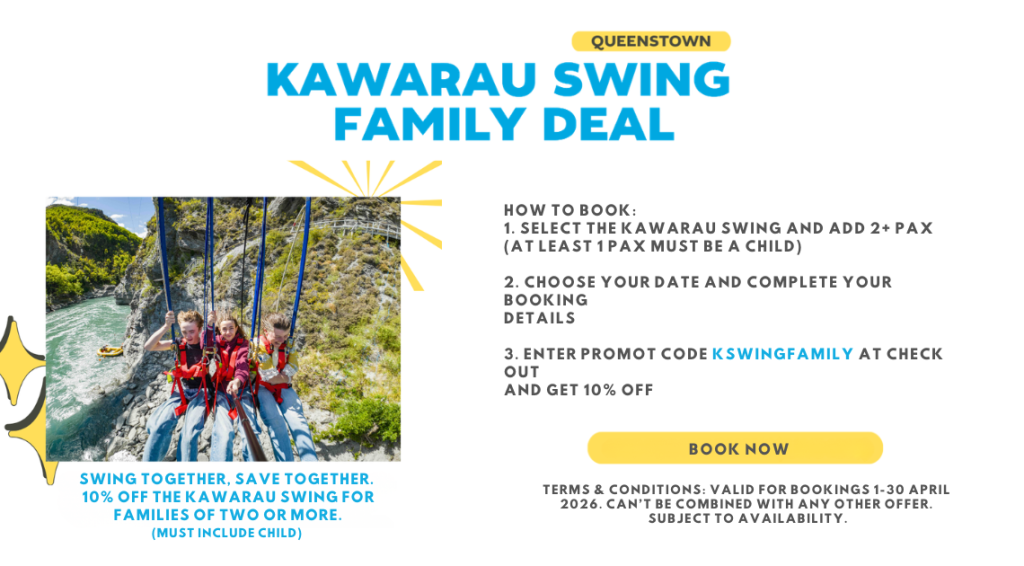 Kawarau April holiday deal