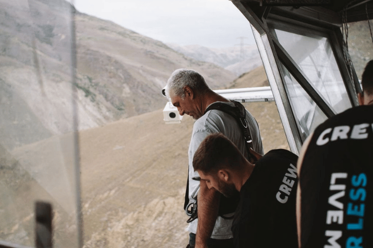 dad's bungy jump prep