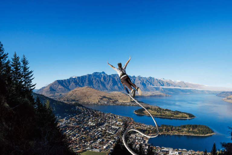 Solo bungy jump in Queenstown