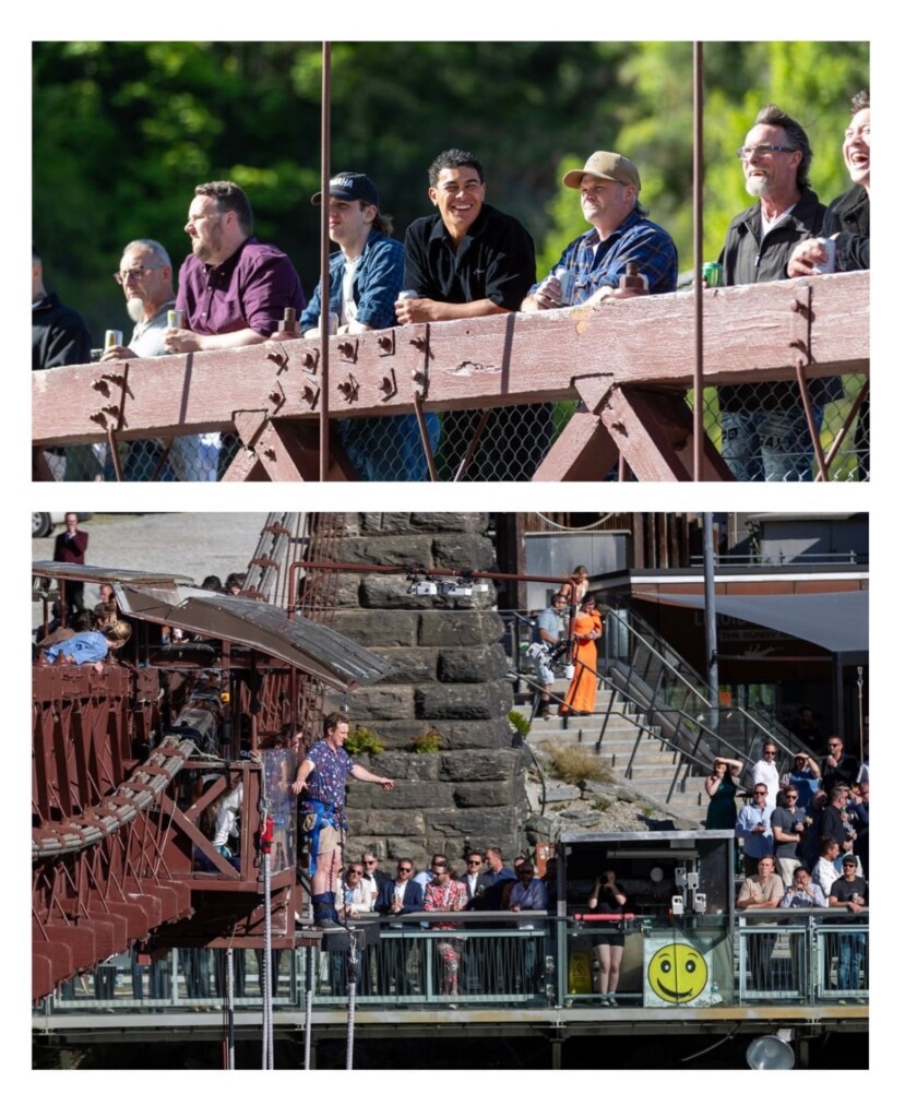 Corporate bungy jumping Kawarau Bridge